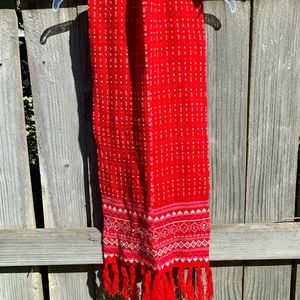Feel the Love Red Scarf